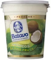 Mängden socker i Iogurte Integral Coco Batavo Pedaços Pote 500g