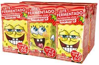 Mängden socker i Leite Fermentado Desnatado Morango Bob Esponja Batavo Caixa 80g
