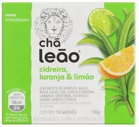 Mängden socker i Chá Cidreira, Laranja Limão Chá Leão Caixa 16g 10 Unidades