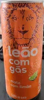 Mängden socker i Chá Mate Com Gás Limão Leão Lata 290ml