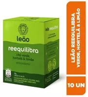 Mängden socker i Chá Verde Hortelã E Limão Leão Reequilibra Caixa 18g 10 Unidades