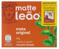 Mängden socker i Chá Mate Tostado Original Matte Leão Caixa 24g 15 Unidades Grátis 1 Sachê 2,5g Chá Leão Preparo Em água Gelada