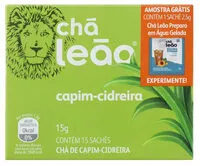 Mängden socker i Chá Capim Cidreira Chá Leão Caixa 15g 15 Unidades Grátis 1 Sachê 2,5g Chá Leão Preparo Em água Gelada