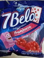 Mängden socker i Bala Framboesa 7 Belo Pacote 150g
