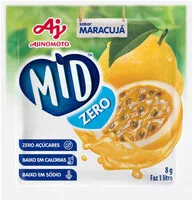 Mängden socker i Refresco Em Pó Maracujá Zero Açúcar Mid Pacote 8g