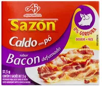 Mängden socker i Caldo Pó Bacon Defumado Sazón Caixa 37,5g 5 Unidades