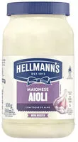 Mängden socker i Maionese Aioli Hellmanns Pote 500g