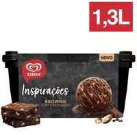 Mängden socker i Sorvete Brownie Com Castanhas Kibon Inspirações Pote 1,3l