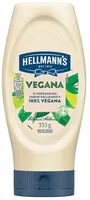Mängden socker i Molho Tipo Maionese Vegano Hellmanns Squeeze 335g