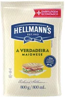 Mängden socker i Maionese Hellmanns Sachê 800g Embalagem Econômica