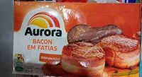Mängden socker i Aurora bacon em fatias