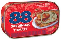Mängden socker i Sardinha Com Molho De Tomate 88 Lata 84g