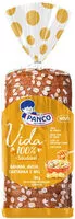 Mängden socker i Pão Integral Banana, Aveia, Castanha E Mel Panco Vida Pacote 350g