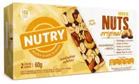 Mängden socker i Pack Barra De Nuts Original Nutry Caixa 60g 2 Unidades