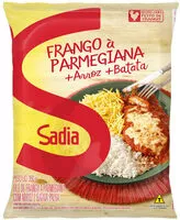 Mängden socker i Frango à Parmegiana Com Arroz E Batata Palha Sadia Pacote 350g