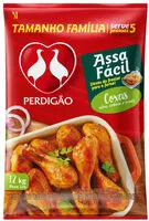 Mängden socker i Coxa De Frango Congelada Temperada Perdigão Assa Fácil 1,2kg Tamanho Família