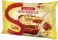 Mängden socker i Lasanha Bolonhesa Sadia Pacote 600g