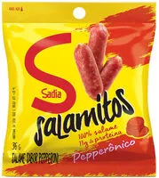 Mängden socker i Salame Pepperônico Sadia Salamitos 36g