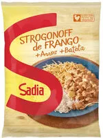 Mängden socker i Strogonoff Frango Com Arroz E Batata Sadia Pacote 350g