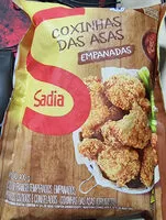 Mängden socker i Coxinhas das Asas Empanadas Sadia