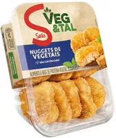 Mängden socker i Nuggets Vegetal Sadia Veg Tal Bandeja 200g
