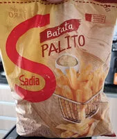 Mängden socker i Batata Pré Frita Palito Congelada Sadia Pacote 1,05kg