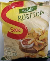 Mängden socker i Batata Pré Frita Rústica Congelada Sadia Pacote 1,05kg