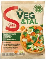 Mängden socker i Mix De Vegetais Congelados Sadia Veg Tal Pacote 1,05kg