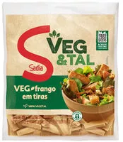 Mängden socker i Frango Vegetal Em Tiras Sadia Veg Tal Pacote 300g