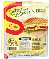 Mängden socker i Queijo Mussarela Fatiado Sadia Soltíssimo 150g