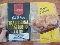 Mängden socker i Pão de alho tradicional com queijo baguete
