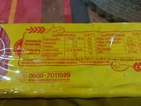 Mängden socker i Biscoito Cream Cracker Bauducco Levíssimo Pacote 200g