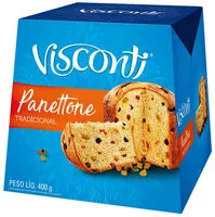 Mängden socker i Panettone Tradicional Visconti Caixa 400g