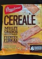 Mängden socker i Biscoito. bauducco 114GR Multigraos