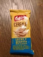 Mängden socker i Céréale leche y granola