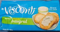 Mängden socker i Torrada Integral Visconti Pacote 120g