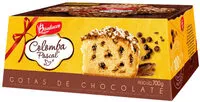 Mängden socker i Bolo De Páscoa Com Gotas De Chocolate Bauducco Chocolomba Caixa 700g