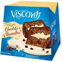 Mängden socker i Panettone Chocolate Recheio Baunilha Visconti Caixa 450g