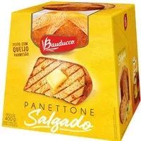 Mängden socker i Panettone Salgado Com Gotas Com Queijo Bauducco Caixa 400g