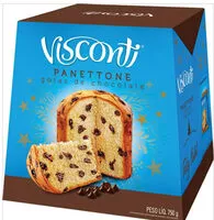 Mängden socker i Panettone Com Gotas De Chocolate Visconti Caixa 750g