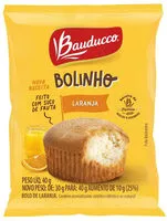 Mängden socker i Bolinho Laranja Bauducco Pacote 40g