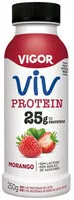 Mängden socker i Iogurte Desnatado Morango Zero Lactose Vigor Viv Protein Frasco 250g