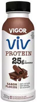 Mängden socker i Iogurte Desnatado Flocos Zero Lactose Vigor Viv Protein Frasco 250g