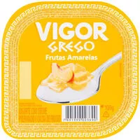 Mängden socker i Iogurte Grego Calda Frutas Amarelas Vigor Pote 100g