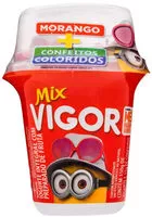 Mängden socker i Iogurte Integral Morango Com Confeito Meu Malvado Favorito 3 Vigor Mix Copo 165g