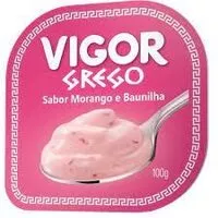 Mängden socker i Iogurte Grego Morango E Baunilha Vigor Pote 100g
