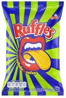 Mängden socker i Batata Ruffles Cebola E Salsa