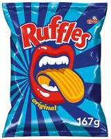 Mängden socker i Batata Frita Ondulada Original Elma Chips Ruffles Pacote 167g