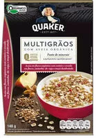 Mängden socker i Aveia Orgânica Em Flocos Multigrãos Quaker Caixa 148g