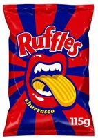 Mängden socker i Batata Frita Ondulada Churrasco Elma Chips Ruffles Pacote 115g